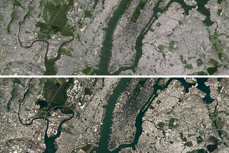 Google maps satellite image